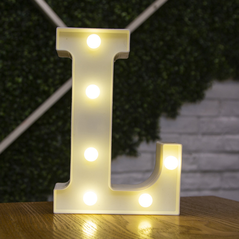 Alphabet LED Light Lamp Luminous Night Light For Home Wedding Birthday And Party Decor 13