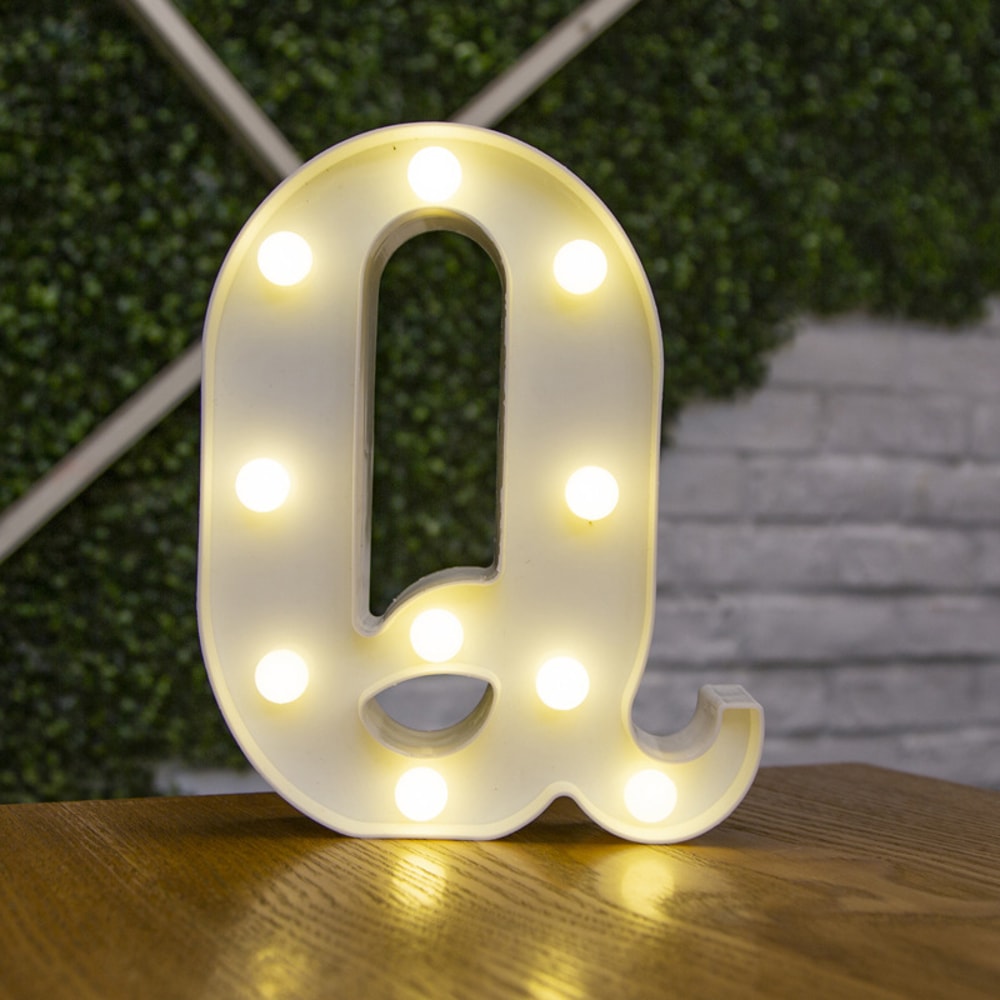 Alphabet LED Light Lamp Luminous Night Light For Home Wedding Birthday And Party Decor 18