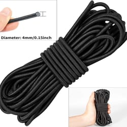 high-quality elastic rope for sewing and diy crafts white/black rubber bands