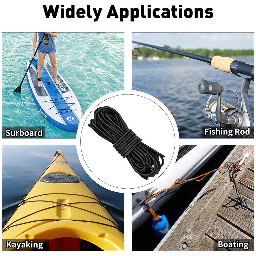 High-Quality Elastic Rope for Sewing and DIY Crafts White/Black Rubber Bands