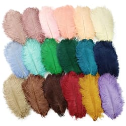 colored ostrich feathers for crafts, wedding & event decoration handicraft accessories for table centerpieces