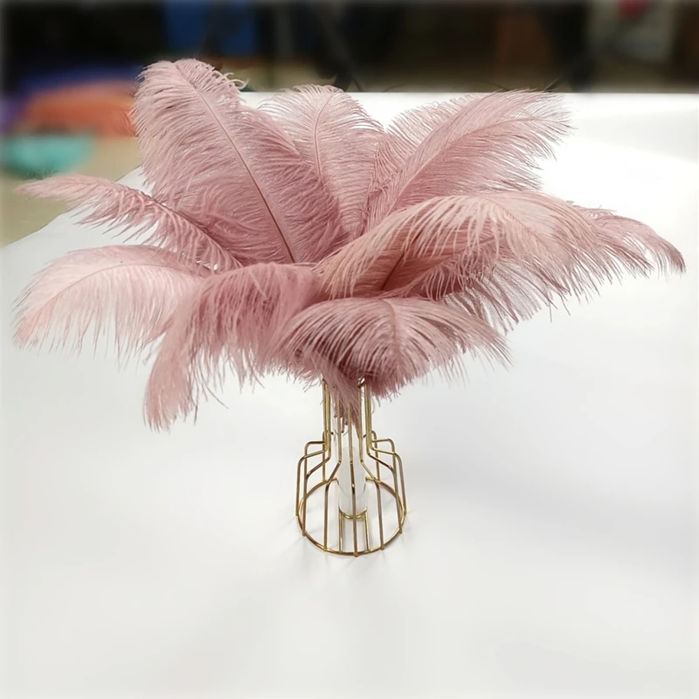 Colored Ostrich Feathers For Crafts Wedding Event Decoration Handicraft Accessories For Table Cent 1