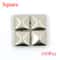 Metal Spikes Square Studs Rivets For Leather Craft Clothes Shoes Bracelets 5