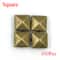 Metal Spikes Square Studs Rivets For Leather Craft Clothes Shoes Bracelets 7