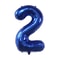 Dark Blue Number Foil Balloon Perfect For Kids Birthday Parties Baby Showers Graduations More 3