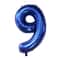 Dark Blue Number Foil Balloon Perfect For Kids Birthday Parties Baby Showers Graduations More 10