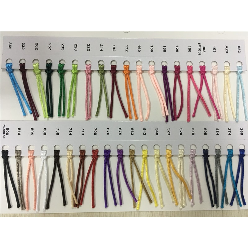 Braided Macrame Silk Cord For DIY Bracelets Chinese Knot Satin Beading Rope 2