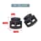 Cord Lock Plastic Stopper Durable Black Frost Shoelace Toggles For Sportswear DIY Projects And Bags 11