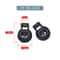 Cord Lock Plastic Stopper Durable Black Frost Shoelace Toggles For Sportswear DIY Projects And Bags 7
