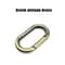 Oval Spring ORing Clasp Premium Leather Bag Connector Keychain Carabiner Snap Clasp For Bags Keys A 4