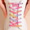 No Tie Elastic Shoelaces With Colorful Pearl Buckle Perfect For Kids Adults 5