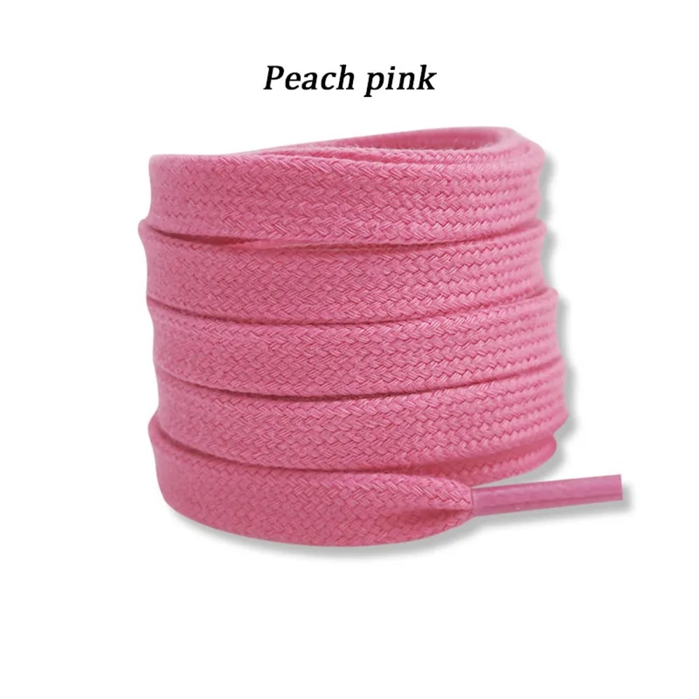 Flat Cotton Shoelaces For Sneakers Durable Hightop Canvas Shoe Laces For Men Women 7