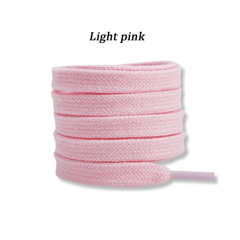 Flat Cotton Shoelaces For Sneakers Durable Hightop Canvas Shoe Laces For Men Women 8