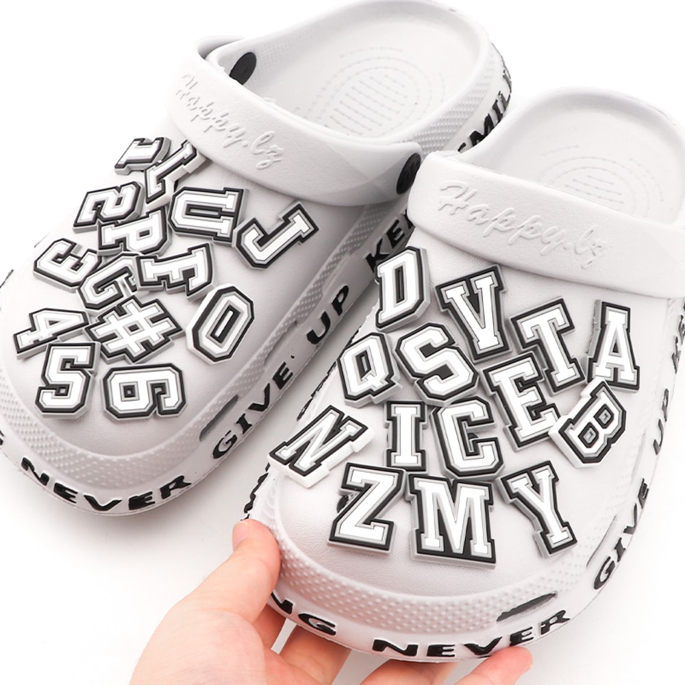 DIY Letter Shoe Charms For Clogs Personalized Sandals Charms For Men Women Boys And Girls 1
