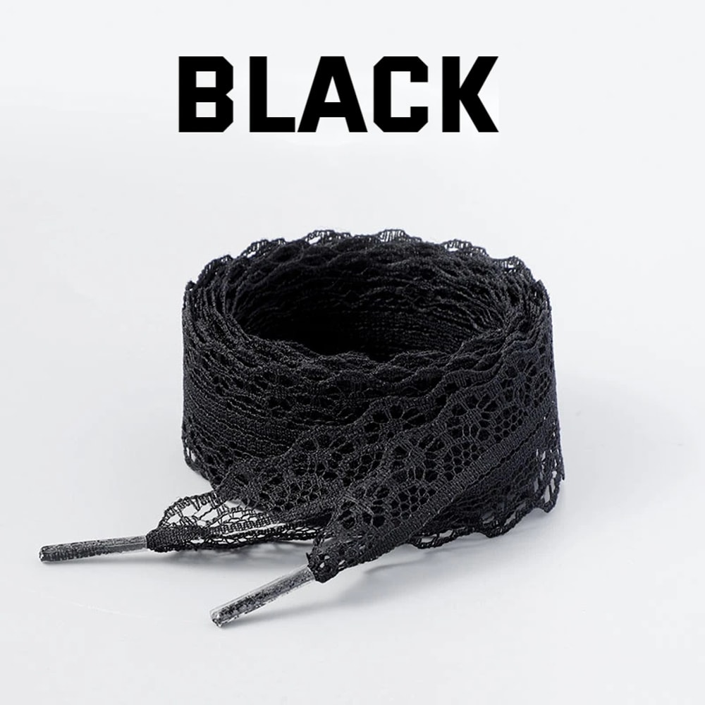 Lace Braided Shoelaces Flat Silk Shoe Laces For Ballet Sneakers 7