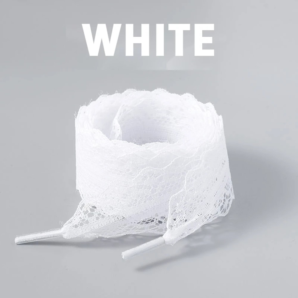 Lace Braided Shoelaces Flat Silk Shoe Laces For Ballet Sneakers 6