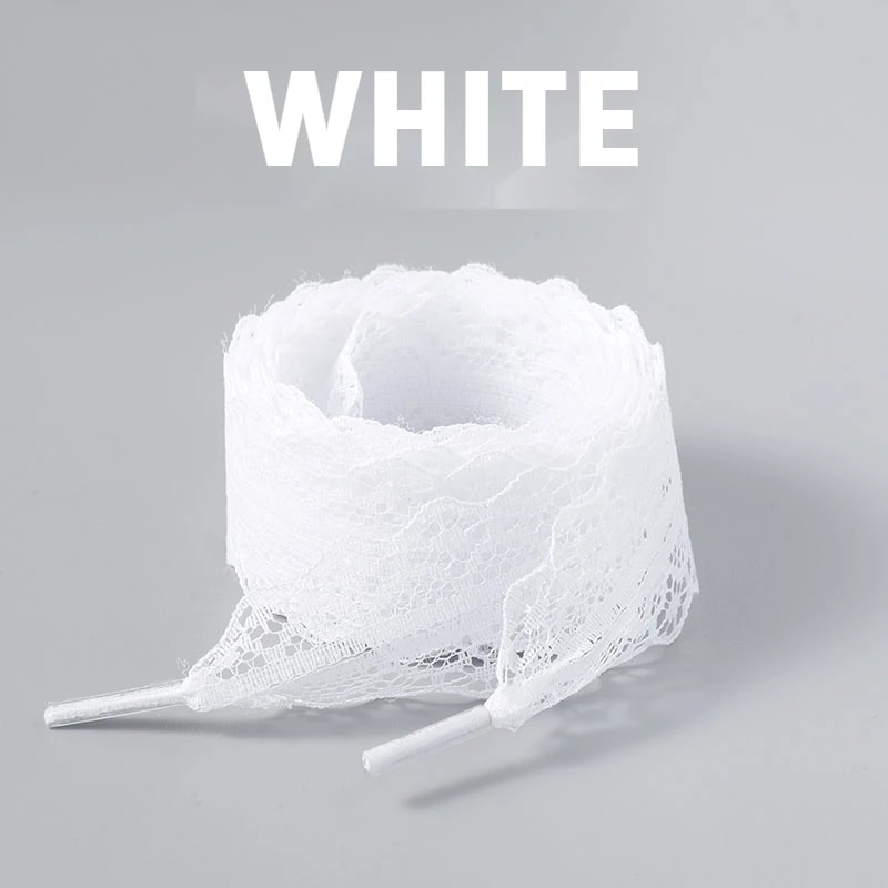 Lace Braided Shoelaces Flat Silk Shoe Laces For Ballet Sneakers 6