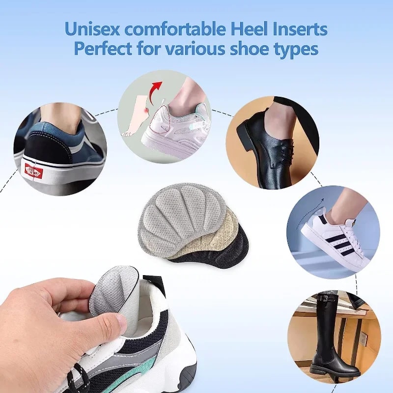 Heel Cushion Pads For Pain Relief AntiSlip Insoles Stickers For Sports Shoes Sneakers Foot Care An 3