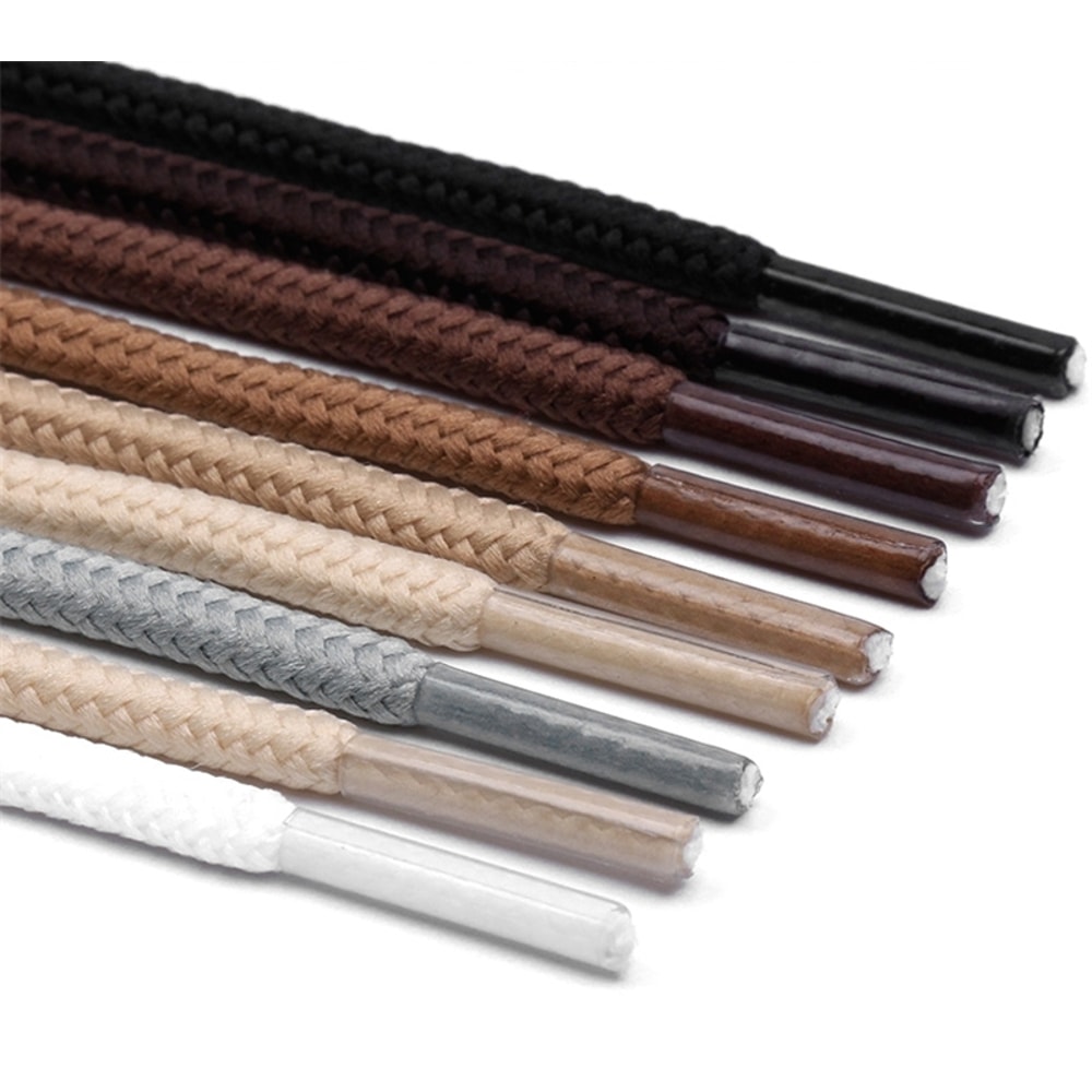 Round Polyester Shoelaces For Boots Perfect For Hiking And Outdoor Sports Shoes 4