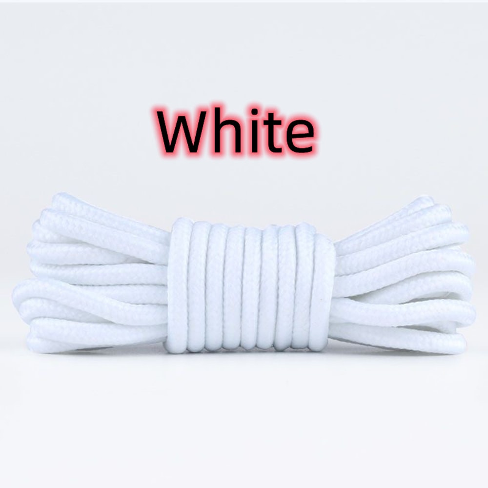 Round Polyester Shoelaces For Boots Perfect For Hiking And Outdoor Sports Shoes 8