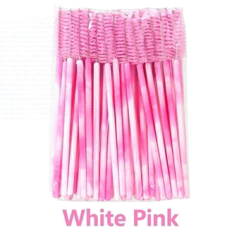 Disposable Eyelash Brushes Soft Head Crystal Eyebrow Lash Extension Wands For Makeup Application 6