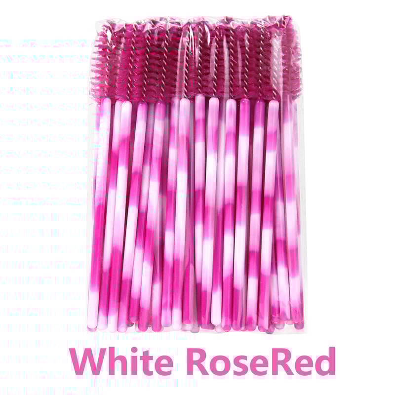 Disposable Eyelash Brushes Soft Head Crystal Eyebrow Lash Extension Wands For Makeup Application 7