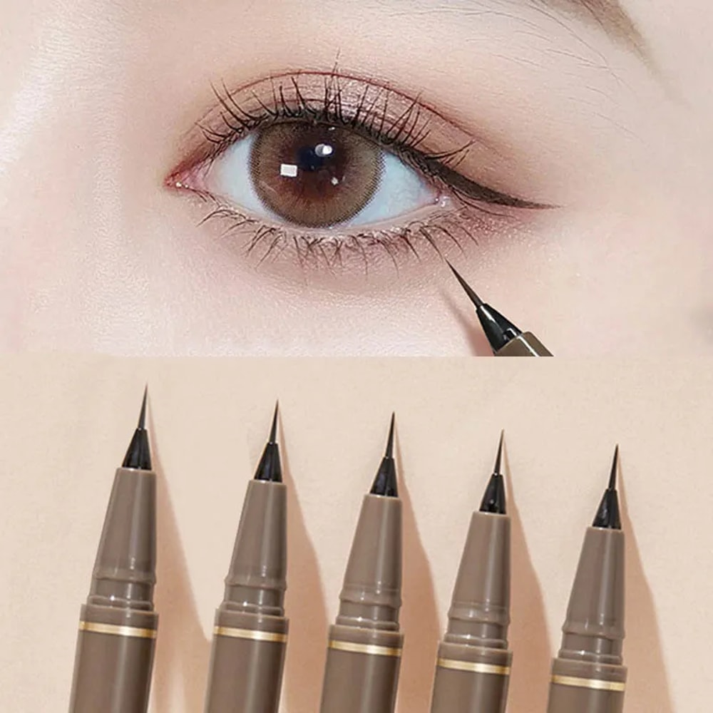 Ultra Thin Waterproof Eyeliner Pen Smooth Application For Lifelike Eye Makeup 0