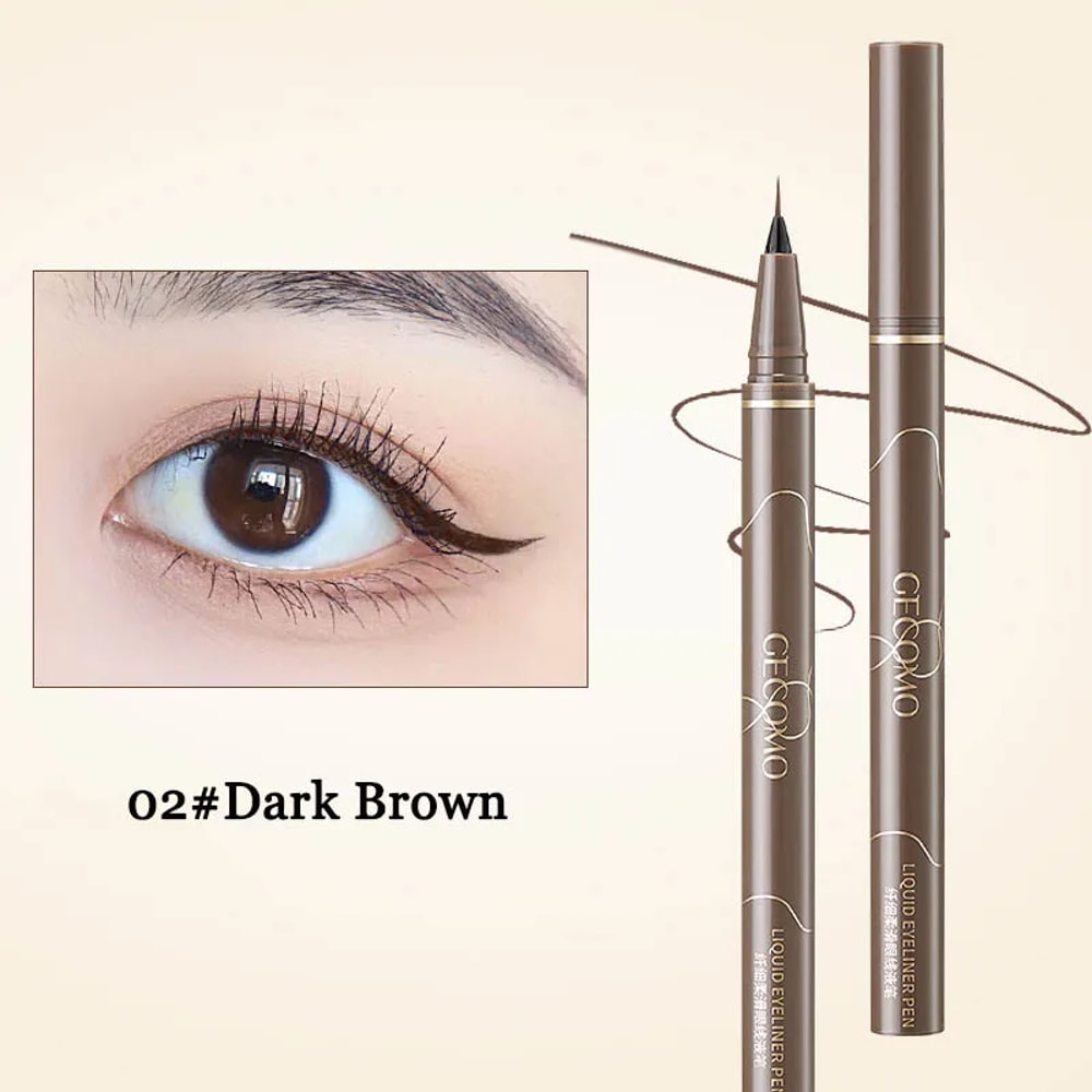 Ultra Thin Waterproof Eyeliner Pen Smooth Application For Lifelike Eye Makeup 6