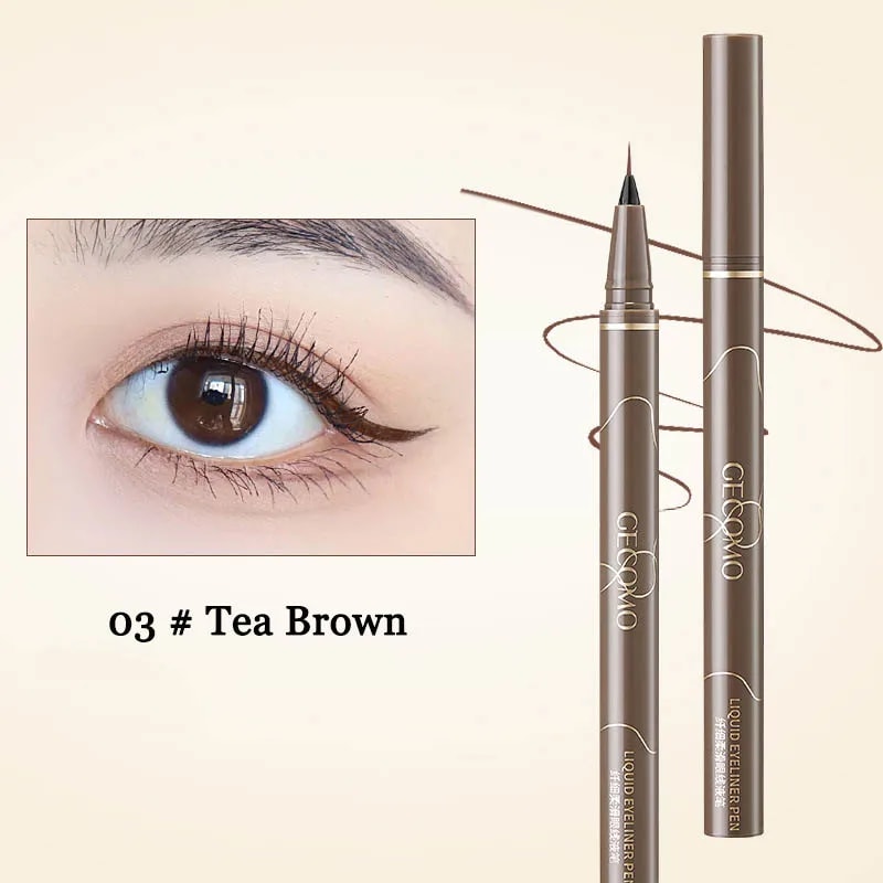 Ultra Thin Waterproof Eyeliner Pen Smooth Application For Lifelike Eye Makeup 7
