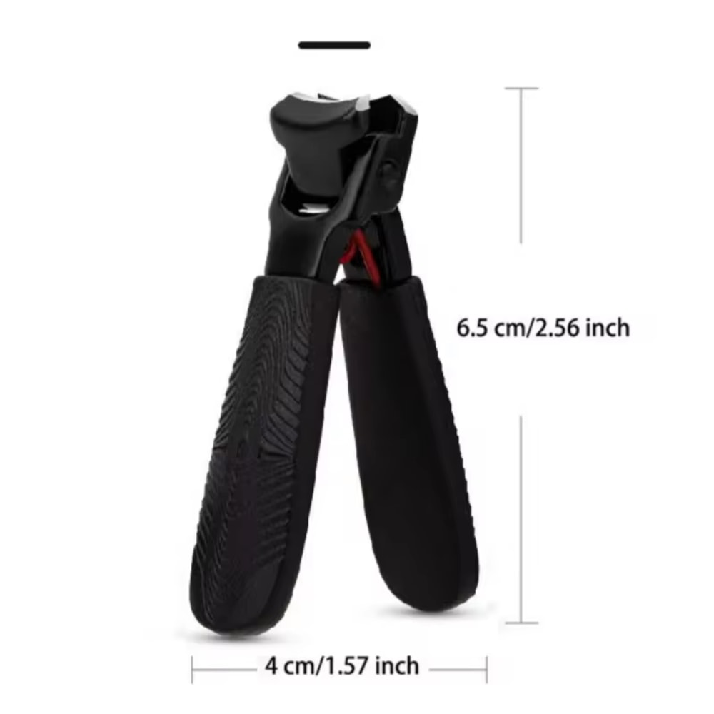 HeavyDuty AntiSplash Nail Clippers Premium Single Nail Trimmer For Thick Hard Nails Large Size For 7
