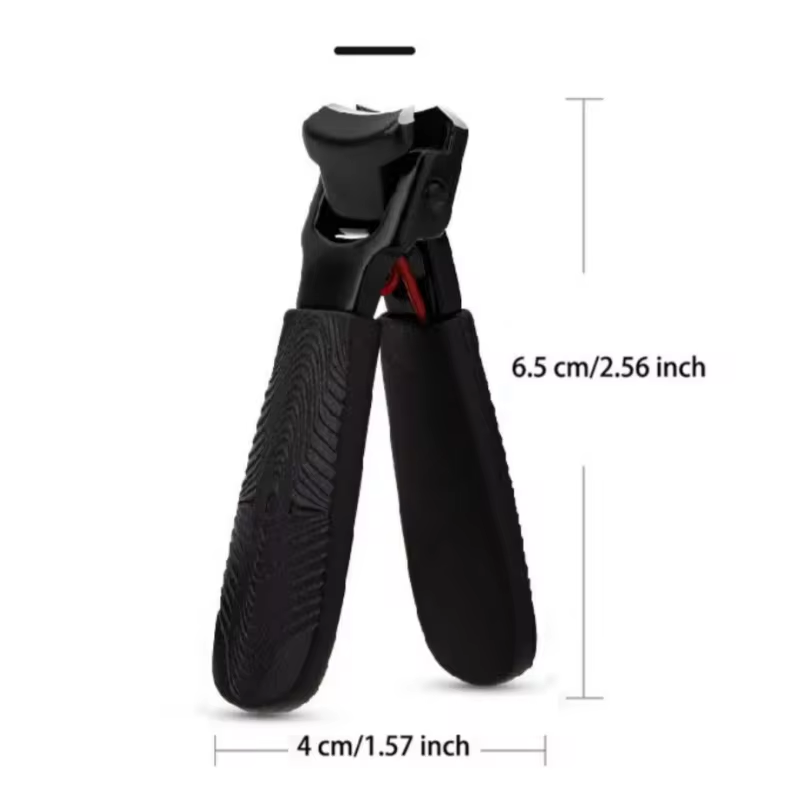 HeavyDuty AntiSplash Nail Clippers Premium Single Nail Trimmer For Thick Hard Nails Large Size For 7