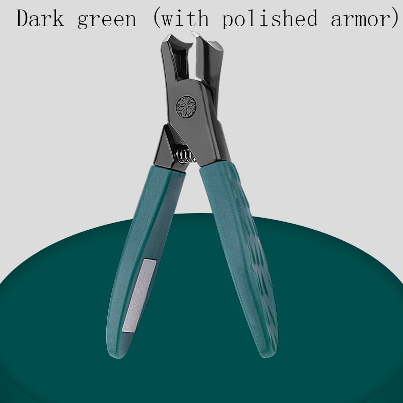 HeavyDuty AntiSplash Nail Clippers Premium Single Nail Trimmer For Thick Hard Nails Large Size For 8