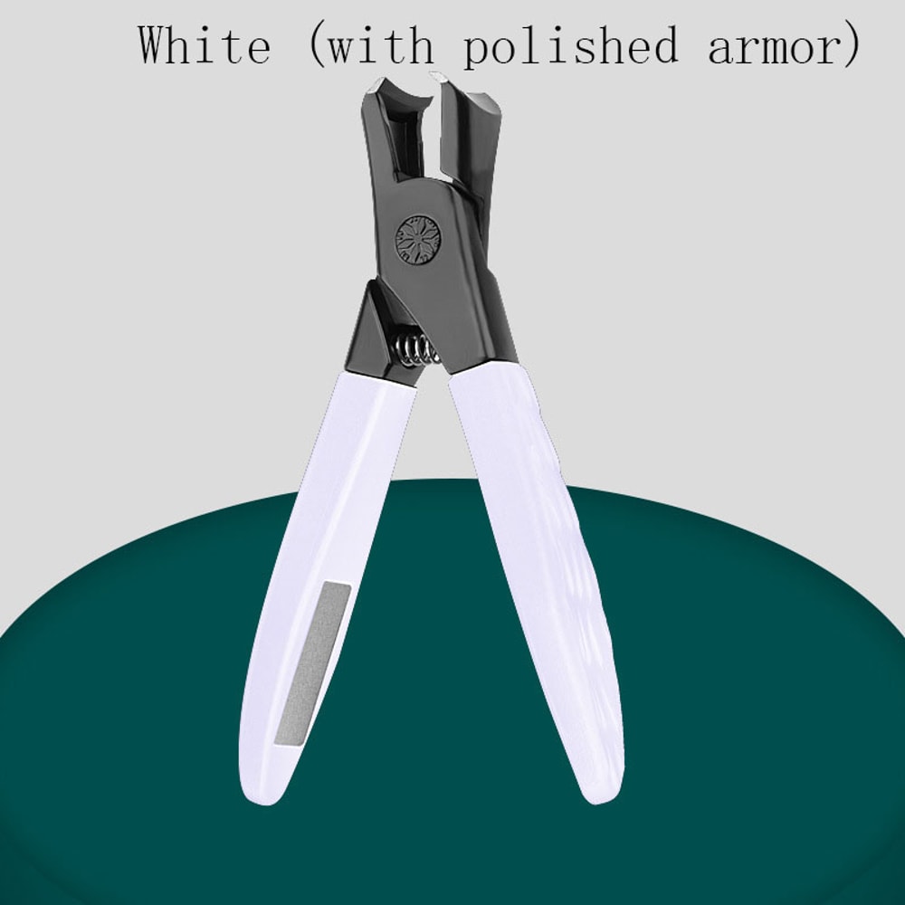 HeavyDuty AntiSplash Nail Clippers Premium Single Nail Trimmer For Thick Hard Nails Large Size For 9