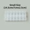 Portable Weekly Pill Organizer Grids For Medicine Vitamins Storage 7