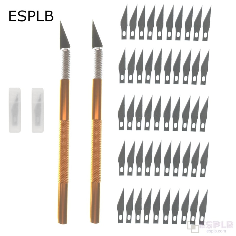 Engraving Scalpel Knife Kit With NonSlip Blades For Mobile Phone PCB Repair Crafting 7