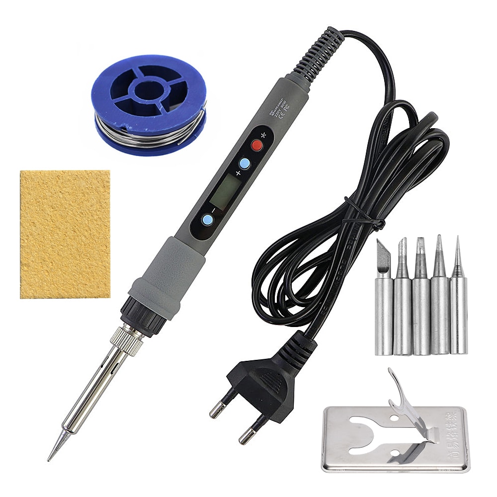 Electric Soldering Iron With LCD Digital Display And Adjustable Temperature For Welding And Repair 6