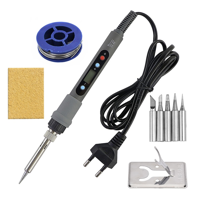 Electric Soldering Iron With LCD Digital Display And Adjustable Temperature For Welding And Repair 6