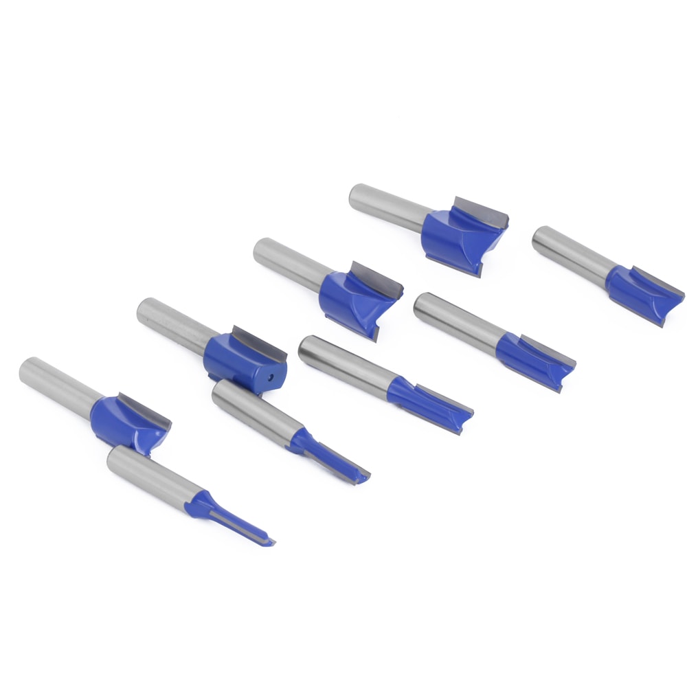 Double Flute Router Bit For Woodworking Straight Shank Milling Cutter For Precision Cuts 4