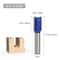 Double Flute Router Bit For Woodworking Straight Shank Milling Cutter For Precision Cuts 5