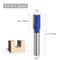 Double Flute Router Bit For Woodworking Straight Shank Milling Cutter For Precision Cuts 6