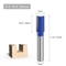 Double Flute Router Bit For Woodworking Straight Shank Milling Cutter For Precision Cuts 6