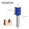 Double Flute Router Bit For Woodworking Straight Shank Milling Cutter For Precision Cuts 10