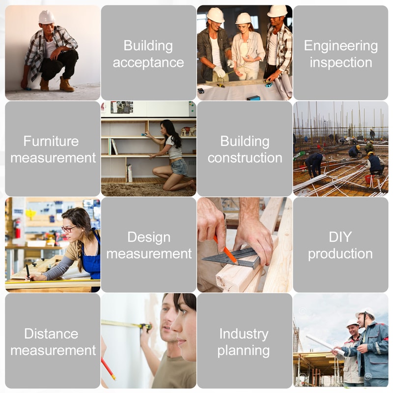 Precision Digital Laser Tape Measure With Bubble Level And Laser Distance Meter 5