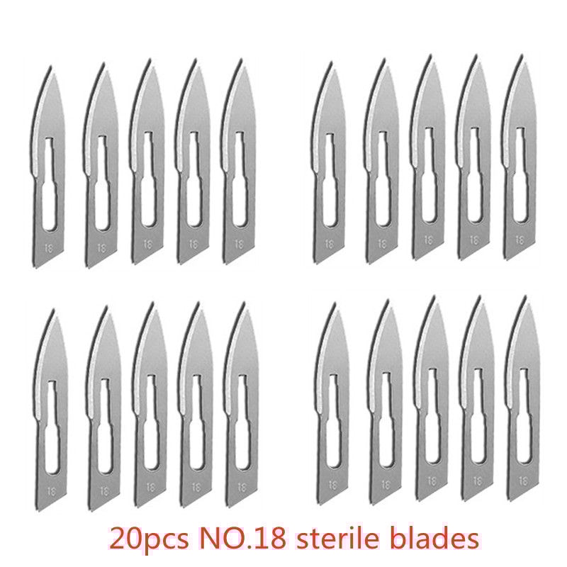 Carbon Steel Surgical Blades For DIY Cutting Phone Repair Carving Animal Grooming Eyebrow Maintenan 7