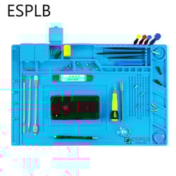 heat-resistant silicone soldering work pad insulation repair desk platform for bga soldering station