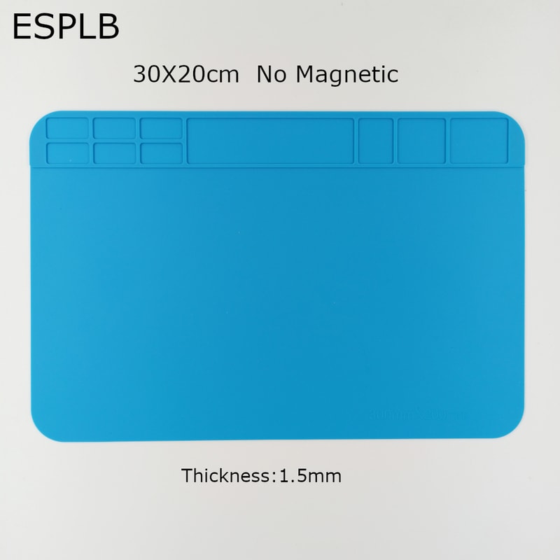 HeatResistant Silicone Soldering Work Pad Insulation Repair Desk Platform For BGA Soldering Station 3