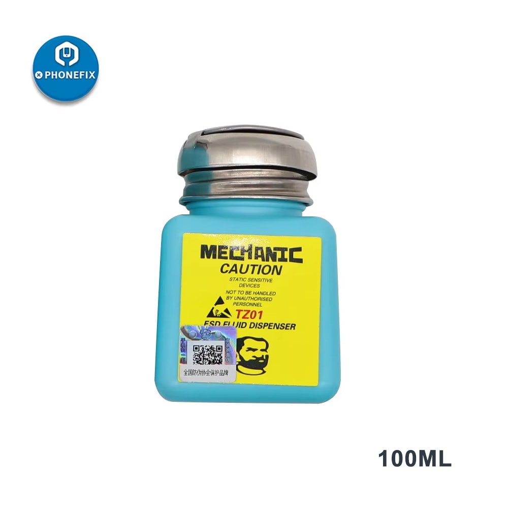 Alcohol Bottle For IPhone Repair Plastic Liquid Dispenser For Motherboard Cleaning ESD Fluid Contai 4