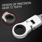 Flexible Reversible Ratchet Wrench Universal Socket Tool For Car Repair 2