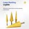 Titanium Step Drill Bit Set For Metal Wood HighSpeed Durable Power Tool Accessory 3