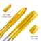 HSS Titanium Coated Screw Tap Drill Bit Metric Straight Flute Thread Tap Hand Tools 2